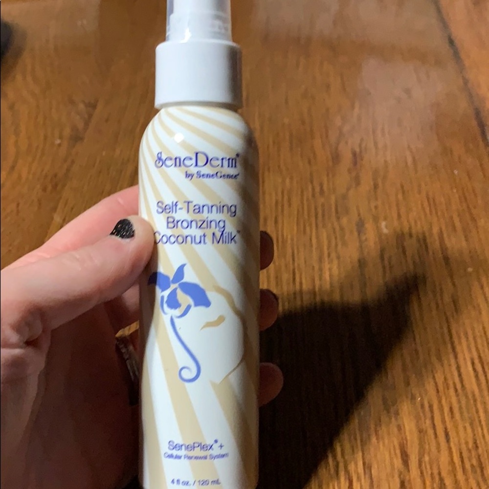 Senegence self tanning bronzing coconut milk